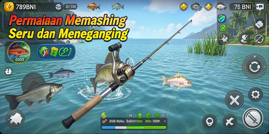 Gameplay seru menangkap ikan di 789BNI.