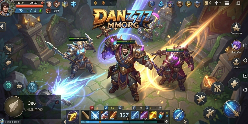 Gameplay seru dan mendebarkan di dunia MMORPG DAN777.
