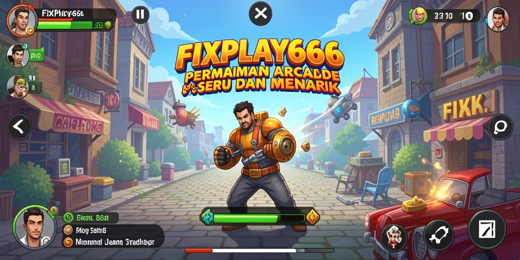 Tampilan seru gameplay FIXPLAY666 menunjukkan aksi yang dinamis dan menarik.