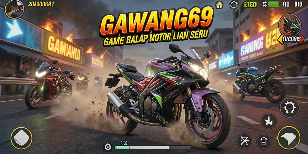 Tampilan layar gameplay GAWANG69 yang menegangkan dan seru.