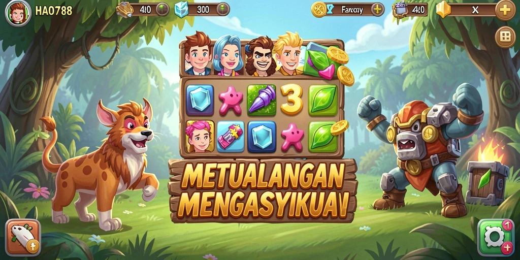 Tampilkan gameplay seru dan penuh warna dari HAO788.