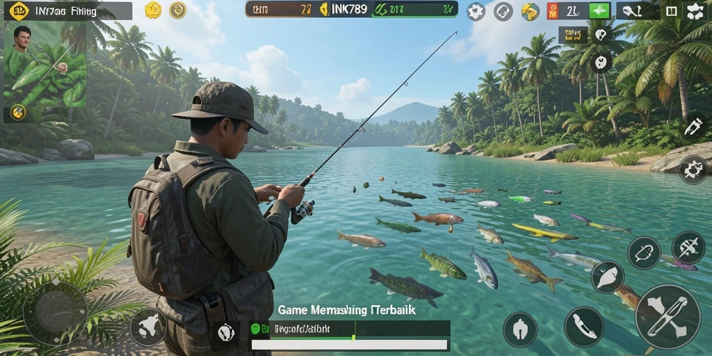 Tampilan gameplay INK789 yang penuh warna dan seru.