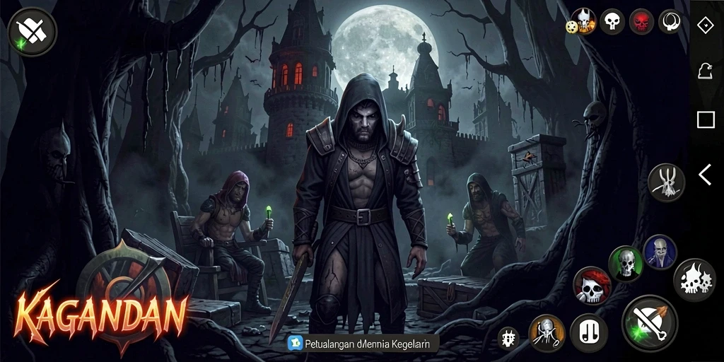 Screenshot utama KAGANDAN menampilkan momen menegangkan dalam gameplay Horror.