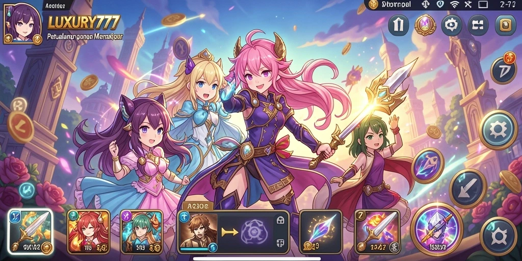 Gameplay seru dan karakter menarik di LUXURY777.