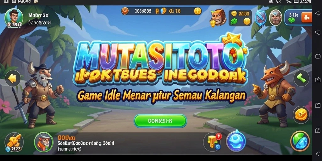 Screenshot utama MUTASITOTO menampilkan gameplay santai yang memikat.