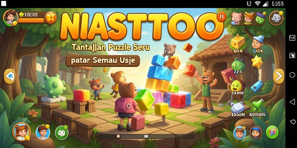Tampilan gameplay NIASTOTO yang seru dan menantang.