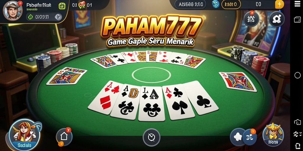 Gameplay PAHAM777 yang seru dan interaktif dalam permainan Gaple.