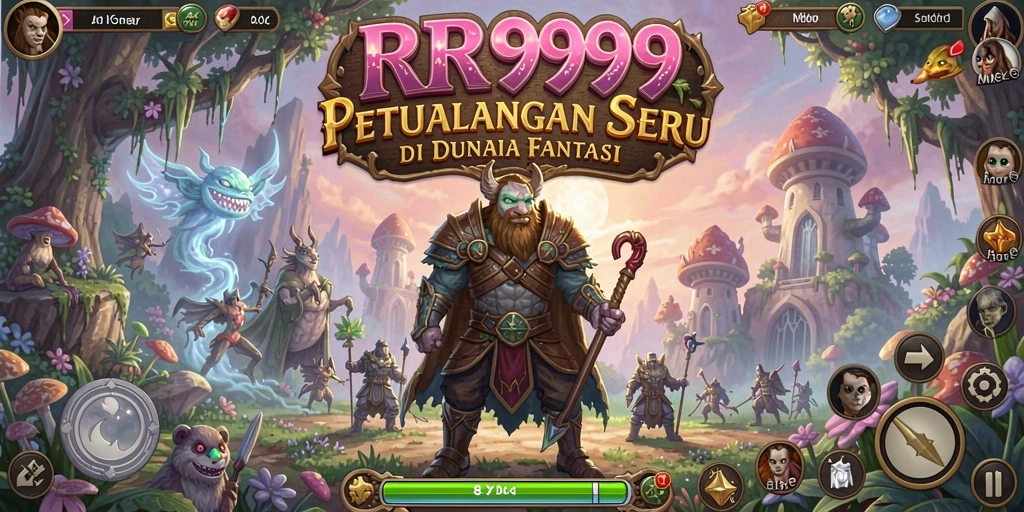 Tampilan gameplay menakjubkan dari RR999 yang memikat pemain.