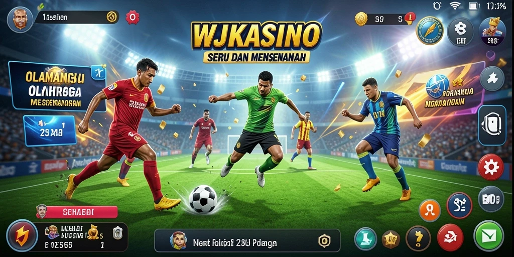 Tampilan gameplay WJKASINO dengan grafik olahraga menakjubkan.