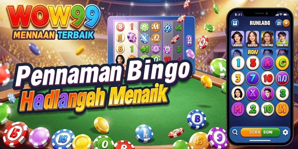 Tampilan gameplay seru di WOW99 yang menampilkan Bingo.
